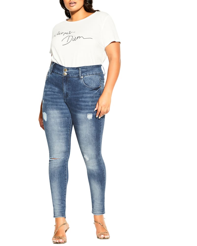 Plus size model wearing  by City Chic | Dia&Co | dia_product_style_image_id:201368